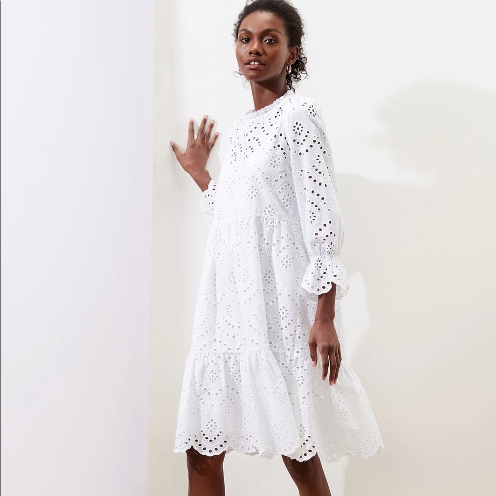 Eyelet dress